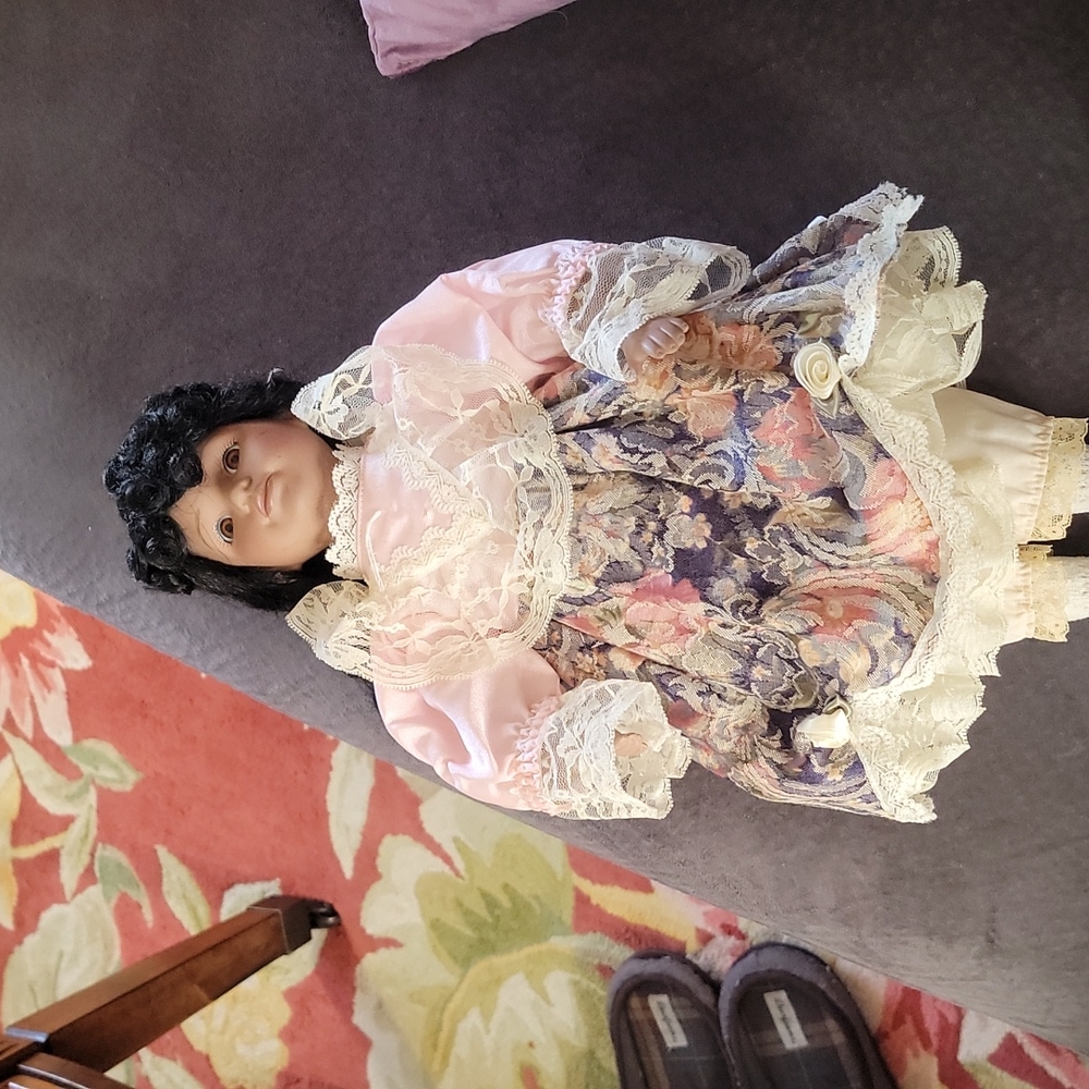 Vintage porcelain doll